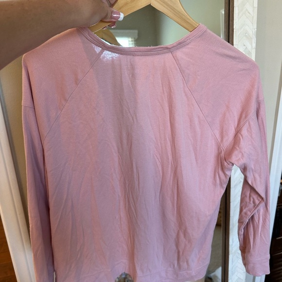 L.L. Bean Soft Pink Crew Neck Shirt - Picture 3 of 5
